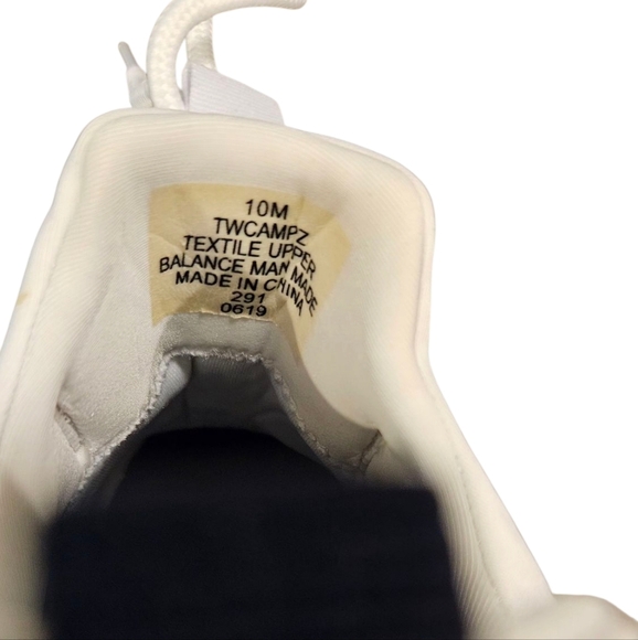 Tommy Hilfiger Women's Camp Zig Zag White Sneakers - Sz 10 - Picture 8 of 8